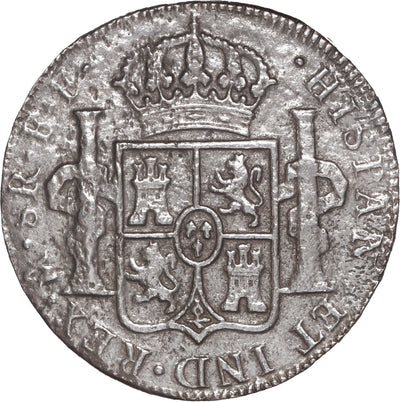 El Cazador Shipwreck (1784)MEXICO, Mexico City, bust 8 reales, Charles III, 1783