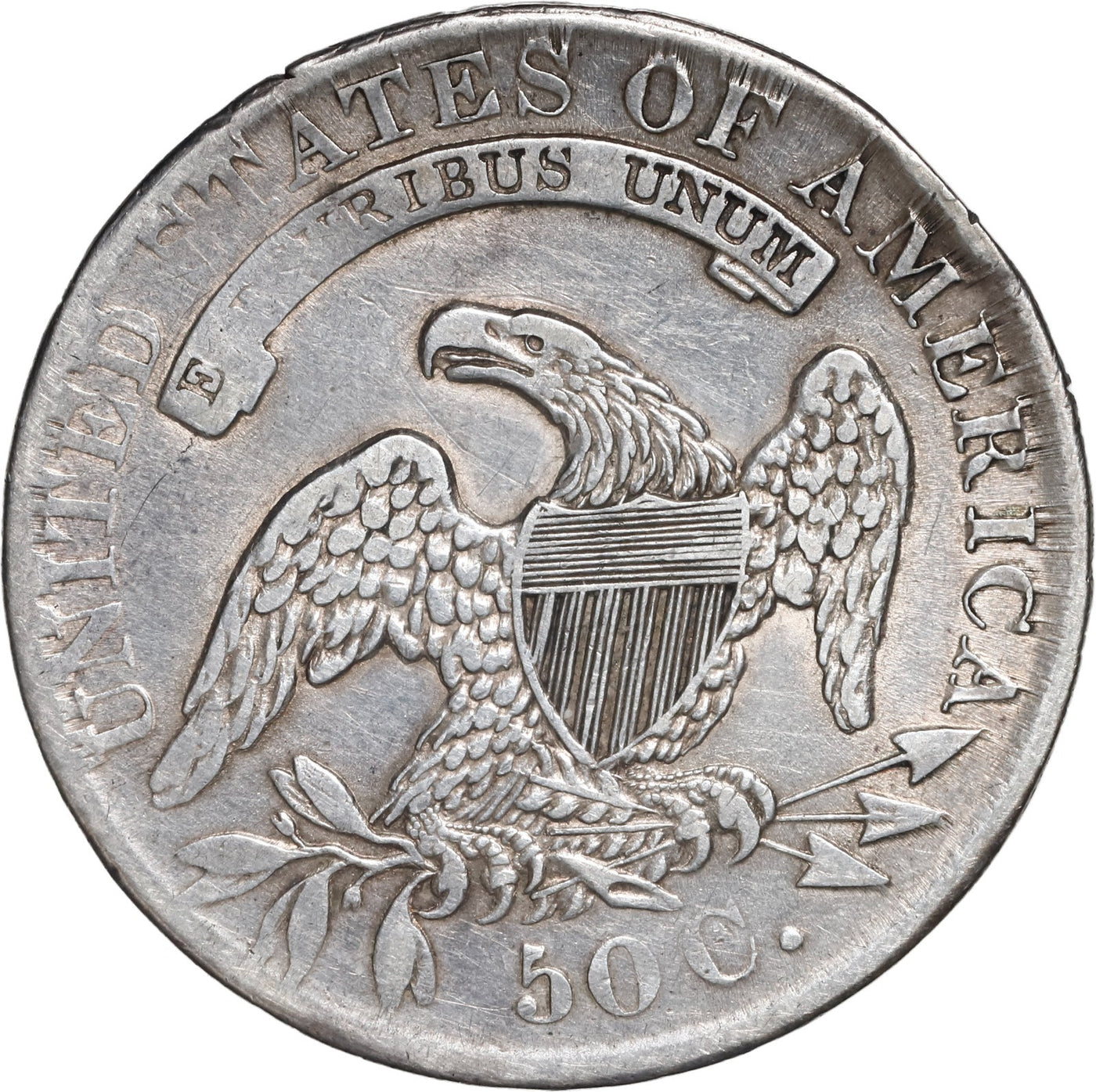 UNITED STATES, Philadelphia mint, Capped Bust half dollar, 1832.