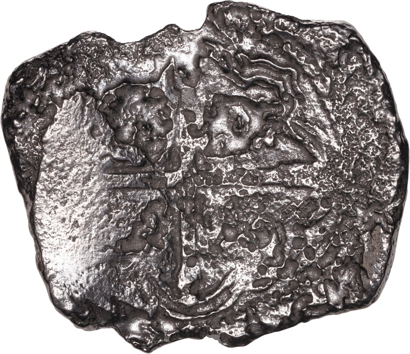 Concepcion Shipwreck (1641) MEXICO Mexico City Silver Cob 8 Reales with COA 1052