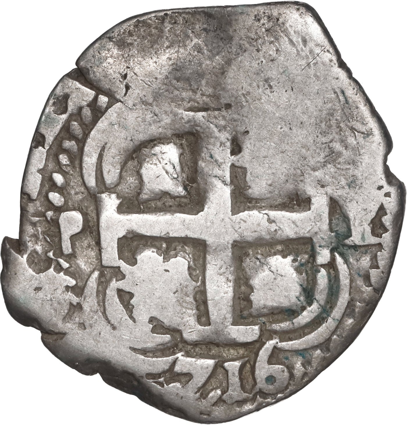 BOLIVIA, Potosí, cob 2 reales, 1716 Y.