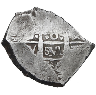 PERU, Lima, cob 8 reales, 1752 R.