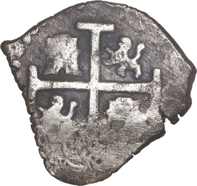 Peru, Lima, cob 1/2 real, Philip V, 1704.