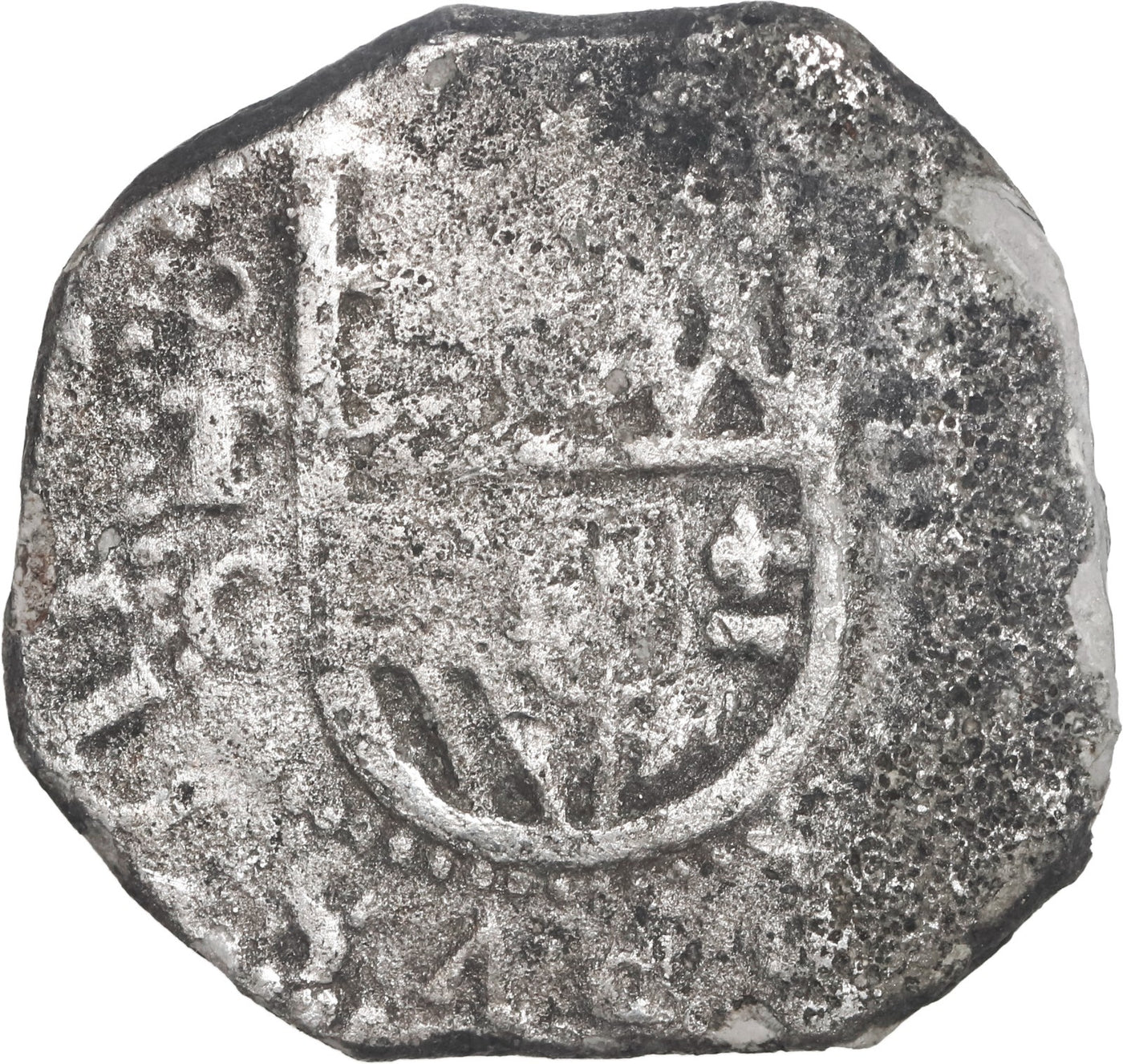 SPAIN, Toledo, cob 4 reales, Philip III, assayer C,quadrants of cross transposed