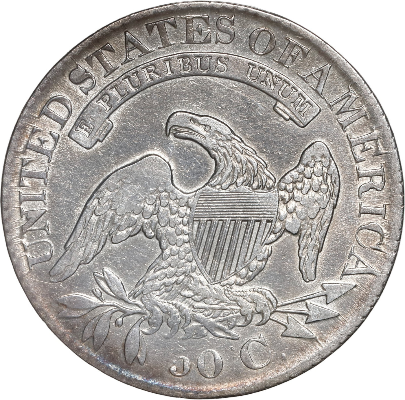 UNITED STATES, Philadelphia mint, Capped Bust half dollar, 1826, Lettered Edge.