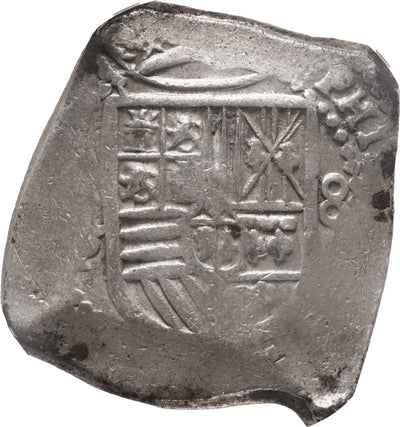 MEXICO, Mexico City, cob 8 reales, Philip IV, assayer P (ca. 1660), ANACS VF 20.