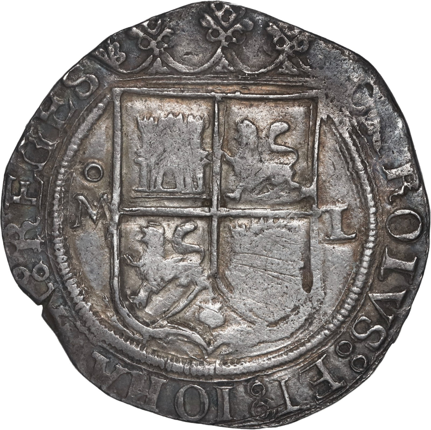MEXICO, Mexico City, 4 reales, Charles-Joanna, "Late Series," assayer L to right