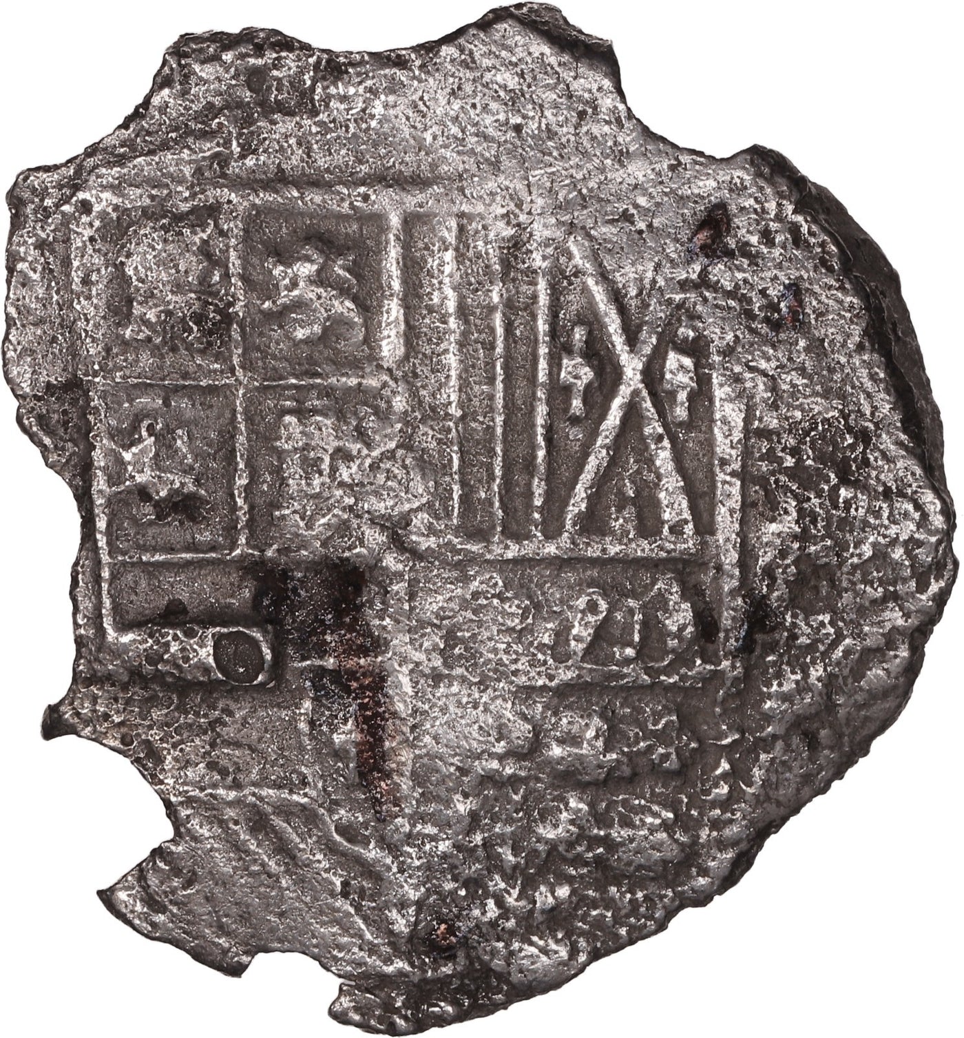 Concepcion Shipwreck (1641) BOLIVIA Potosí Silver Cob 8 Reales with COA 1174