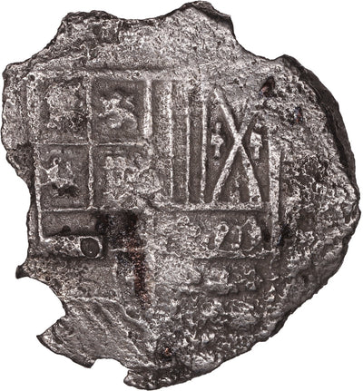 Concepcion Shipwreck (1641) BOLIVIA Potosí Silver Cob 8 Reales with COA 1174