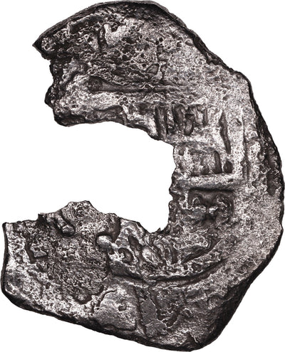 Concepcion Shipwreck (1641) MEXICO Mexico City Silver Cob 8 Reales with COA 1164