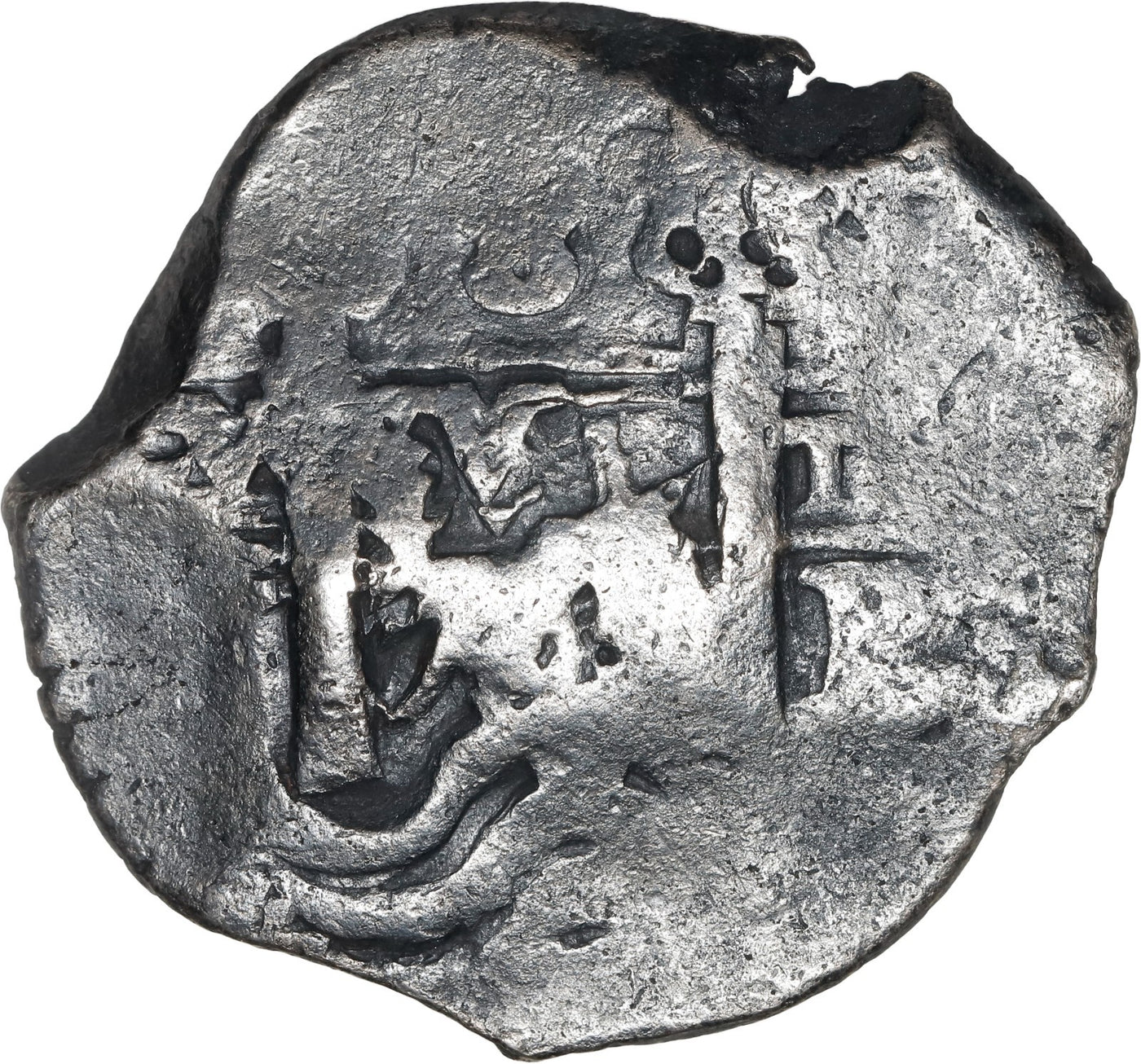 BOLIVIA, Potosí, cob 8 reales, Philip V, date not visible (assayer Y).