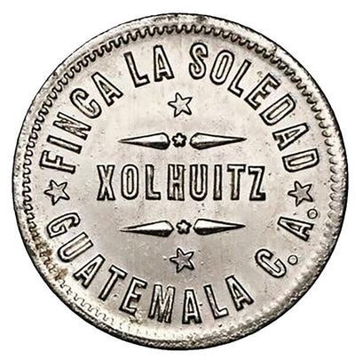 Xolhuitz (Quetzaltenango), Guatemala, Finca la Soledad (Cosecha de Cafe), token