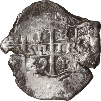 BOLIVIA, Potosí, cob 1 real, 1661 E.