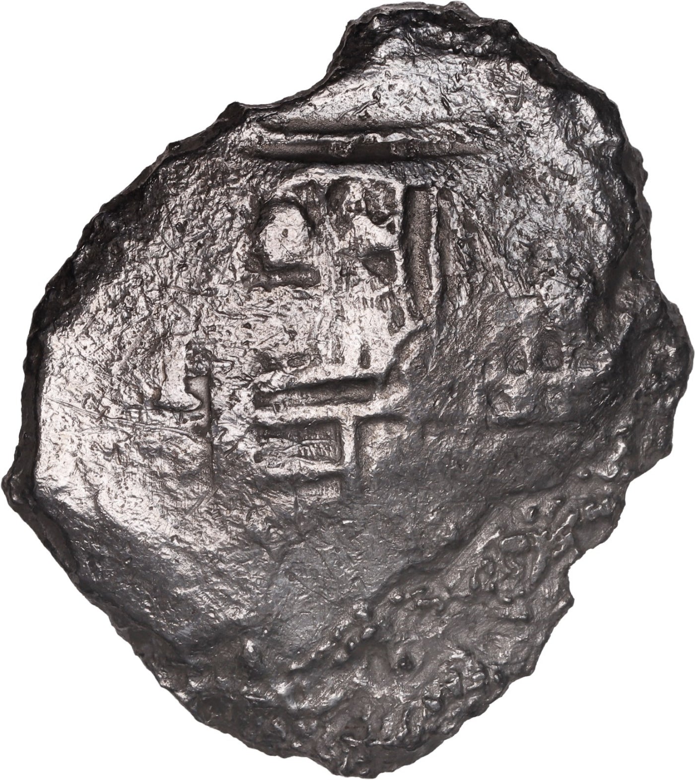 Concepcion Shipwreck (1641) MEXICO Mexico City Silver Cob 8 Reales with COA 1058