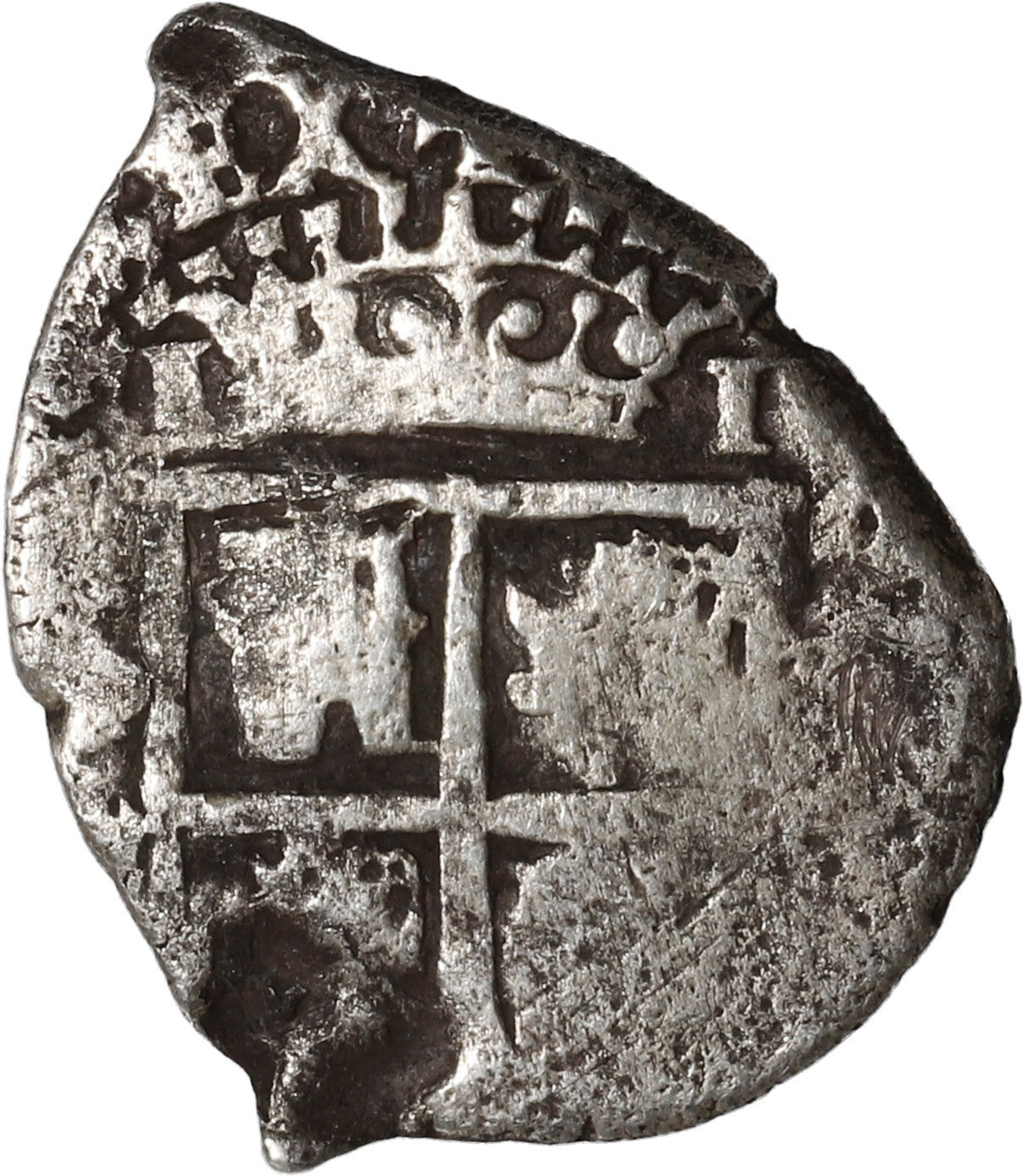 BOLIVIA, Potosí, cob 1 real, (1652) E, transitional McLean Type II, rare.