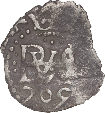Peru, Lima, cob 1/2 real, Philip V, 1705.