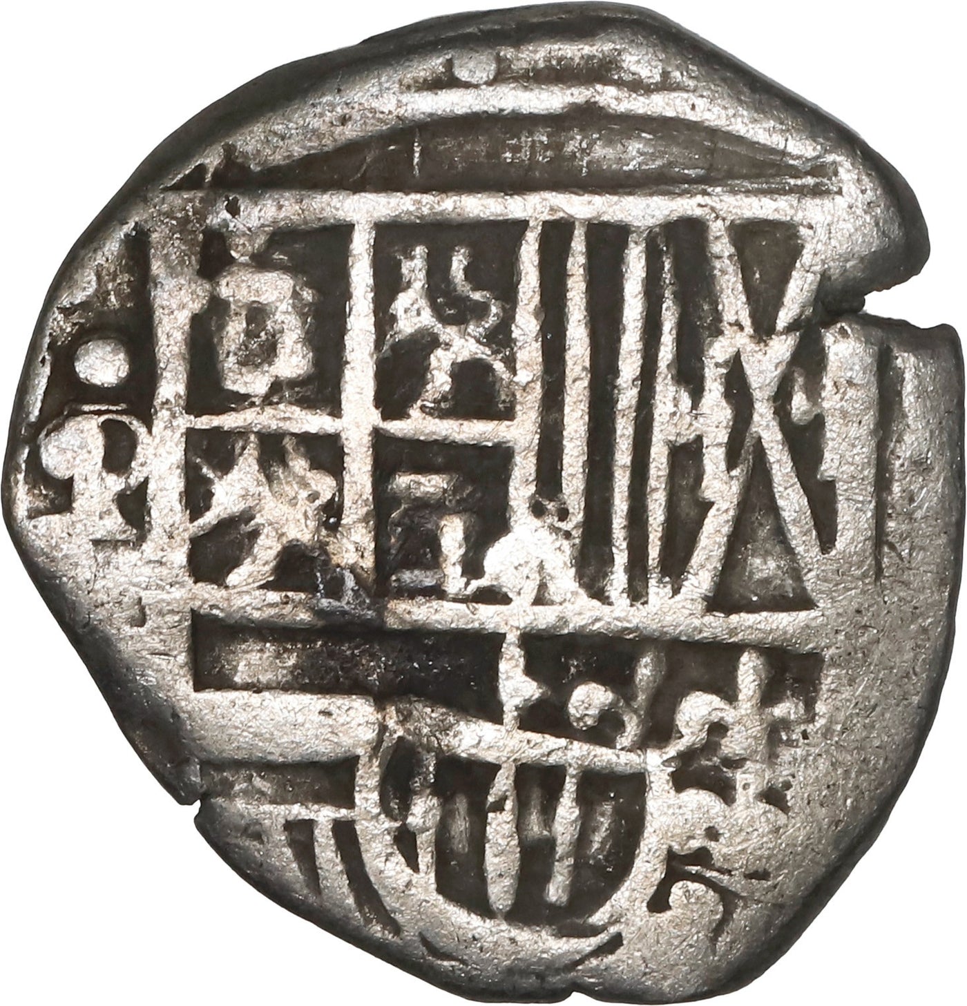 BOLIVIA, Potosi, cob 1 real, 1619 T, rare.