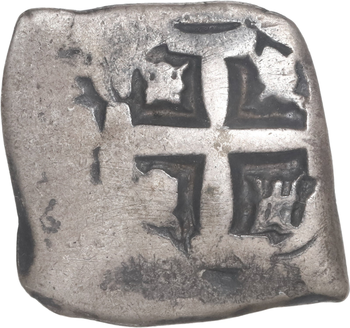 BOLIVIA, Potosi, cob 2 reales, 1753 q (?).