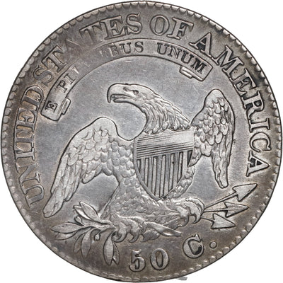 UNITED STATES, Philadelphia mint, Capped Bust half dollar, 1825, Lettered Edge.