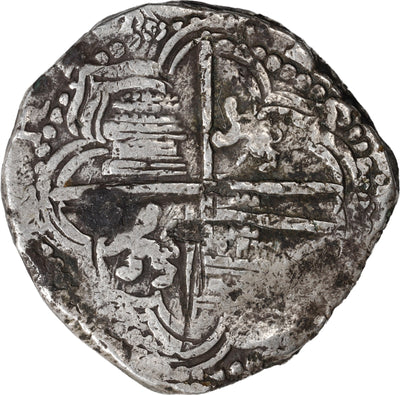 BOLIVIA, Potosí, cob 8 reales, Philip III, assayer Q.