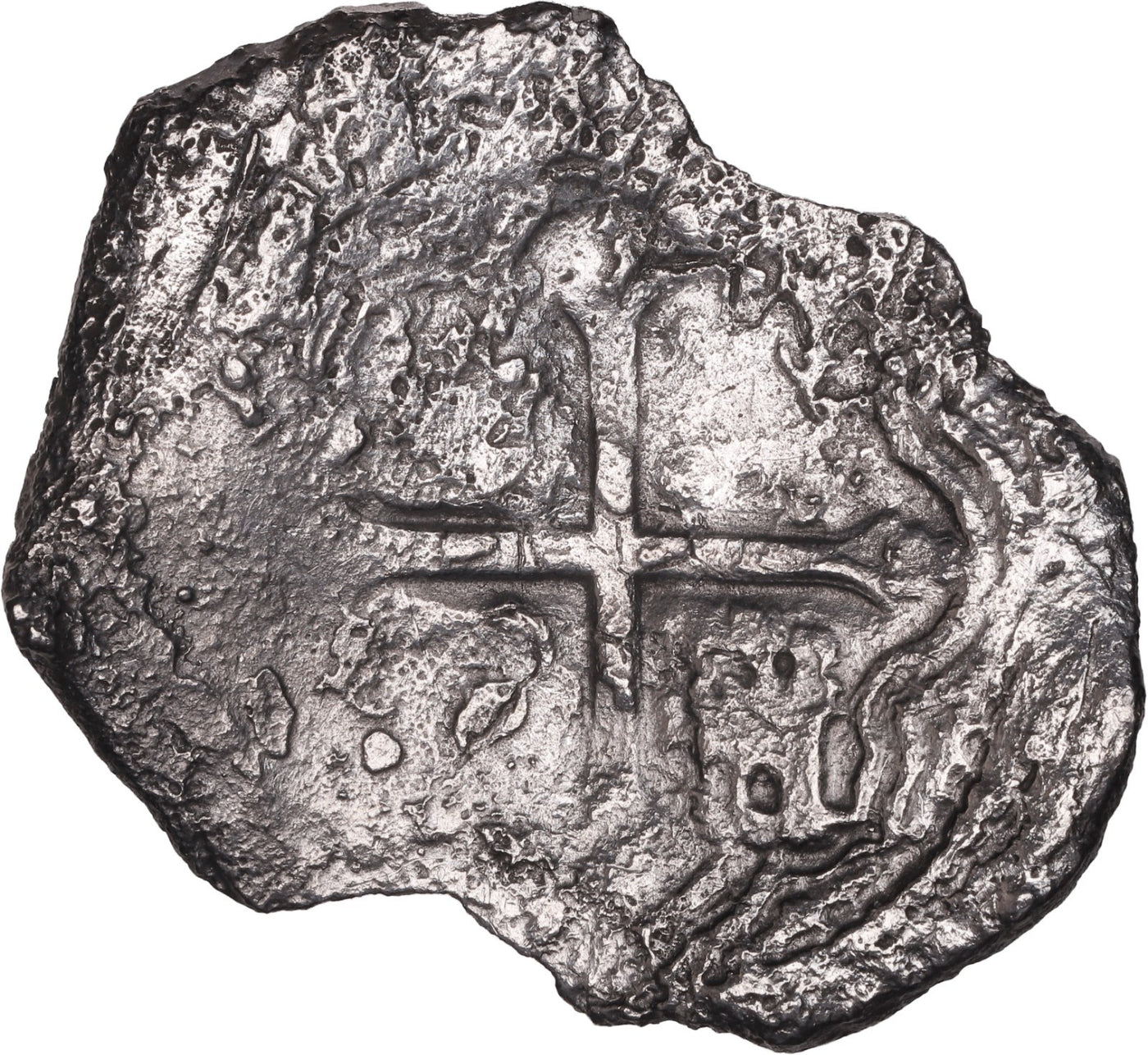 Concepcion Shipwreck (1641) MEXICO Mexico City Silver Cob 8 Reales with COA 1080