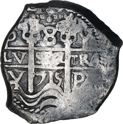 BOLIVIA, Potosí, cob 8 reales, 1715 Y.