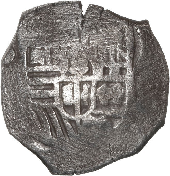 MEXICO, Mexico City, cob 4 reales, Philip IV, assayer not visible.