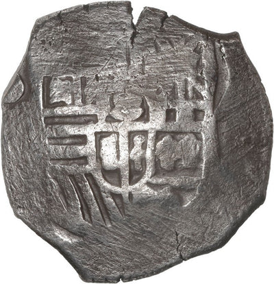 MEXICO, Mexico City, cob 4 reales, Philip IV, assayer not visible.