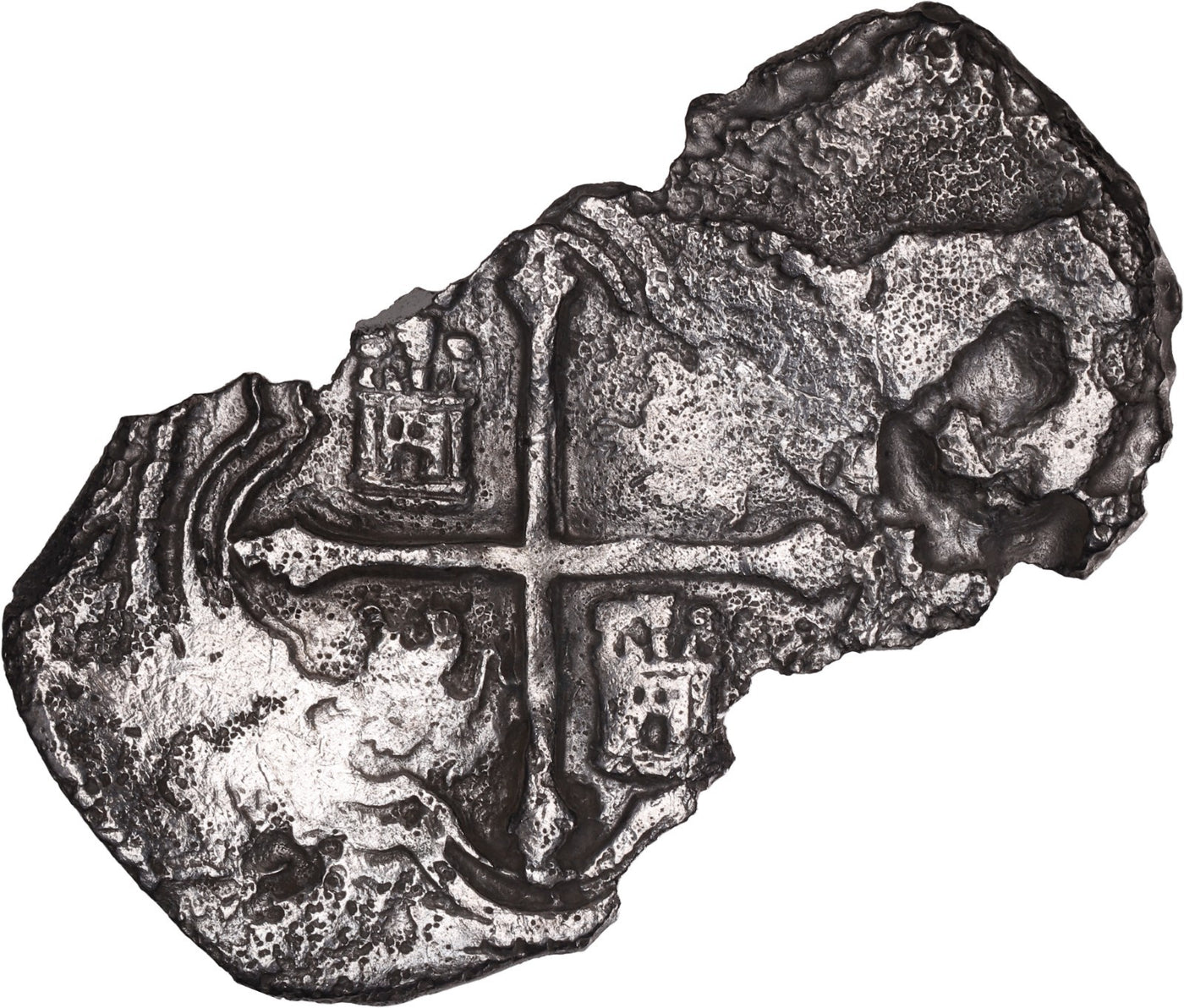 Concepcion Shipwreck (1641) MEXICO Mexico City Silver Cob 8 Reales with COA