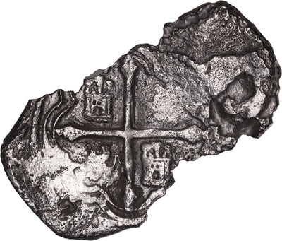 Concepcion Shipwreck (1641) MEXICO Mexico City Silver Cob 8 Reales with COA