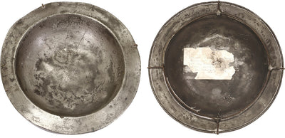 Spanish Armada (1588)  Small pewter plate, ex-"Tobermory Galleon"