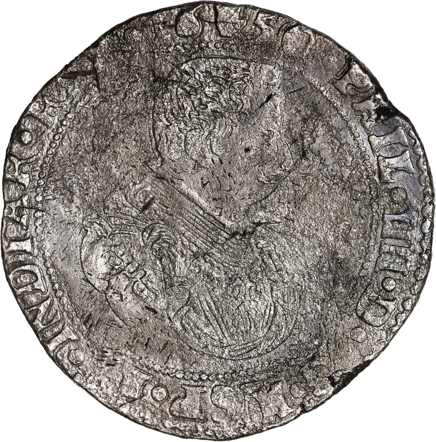 Merestien Shipwreck (1702) NETHERLANDS (SPANISH), portrait ducatoon, 1650