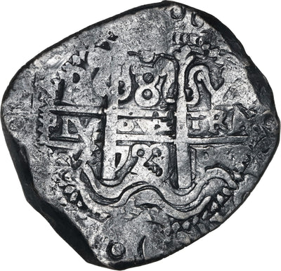 BOLIVIA, Potosí, cob 8 reales, 1723 Y.
