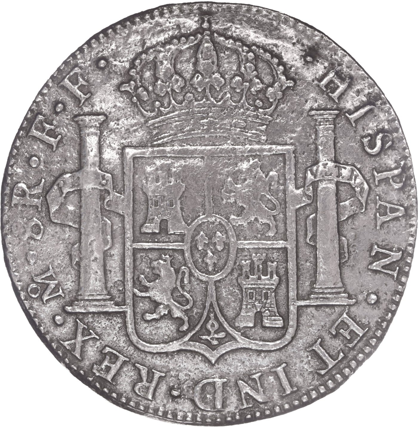 El Cazador Shipwreck (1784)MEXICO, Mexico City, bust 8 reales, Charles III, 1783