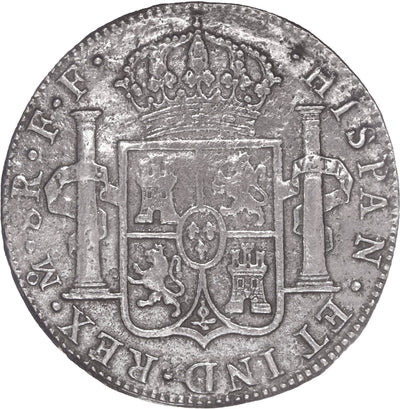 El Cazador Shipwreck (1784)MEXICO, Mexico City, bust 8 reales, Charles III, 1783