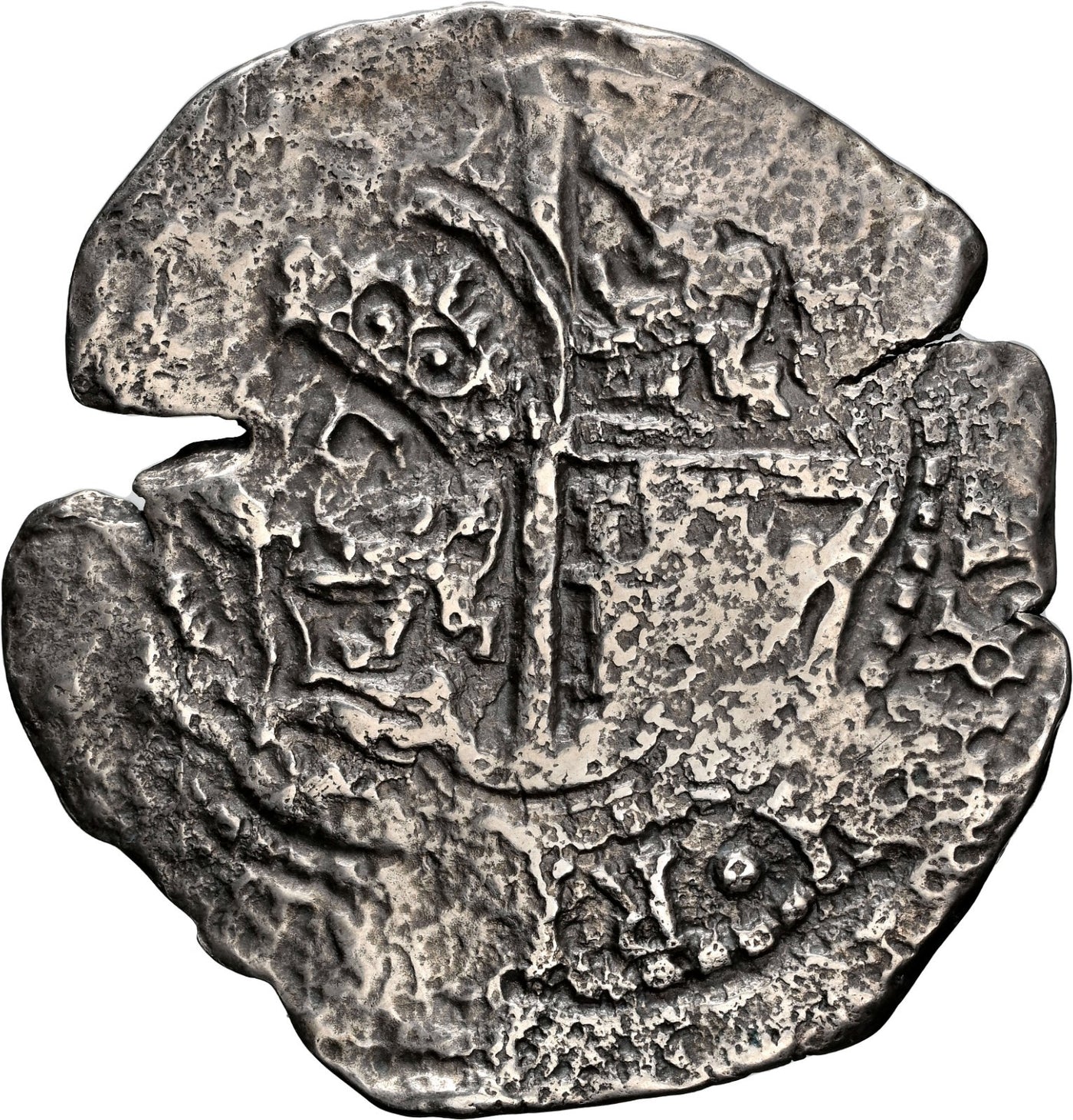 Capitana Shipwreck (1654) BOLIVIA, Potosi, cob 8 reales, (1651-52) E