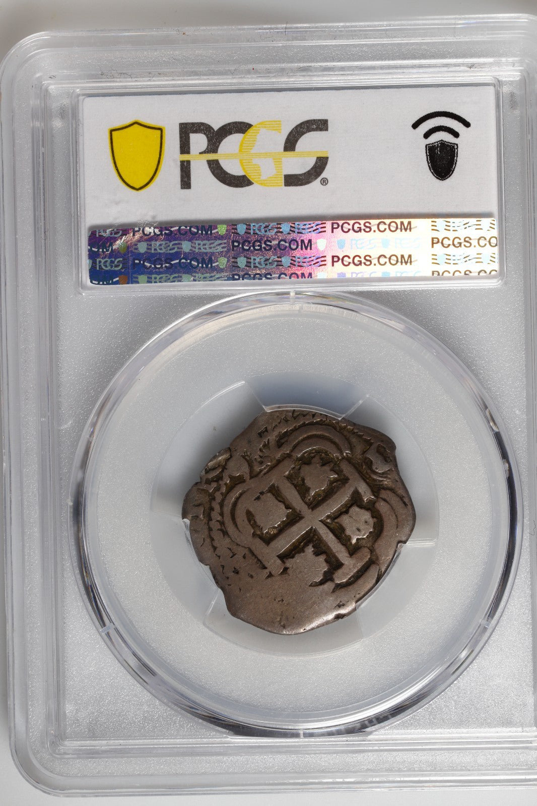 BOLIVIA, Potosí, cob 2 reales, 1726 Y, Louis I, PCGS F15, ex-August.
