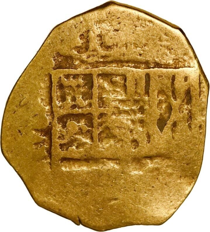 SPAIN, Seville, gold cob 2 escudos, 1619 G. Cal-1079; Fr-189; KM-unl