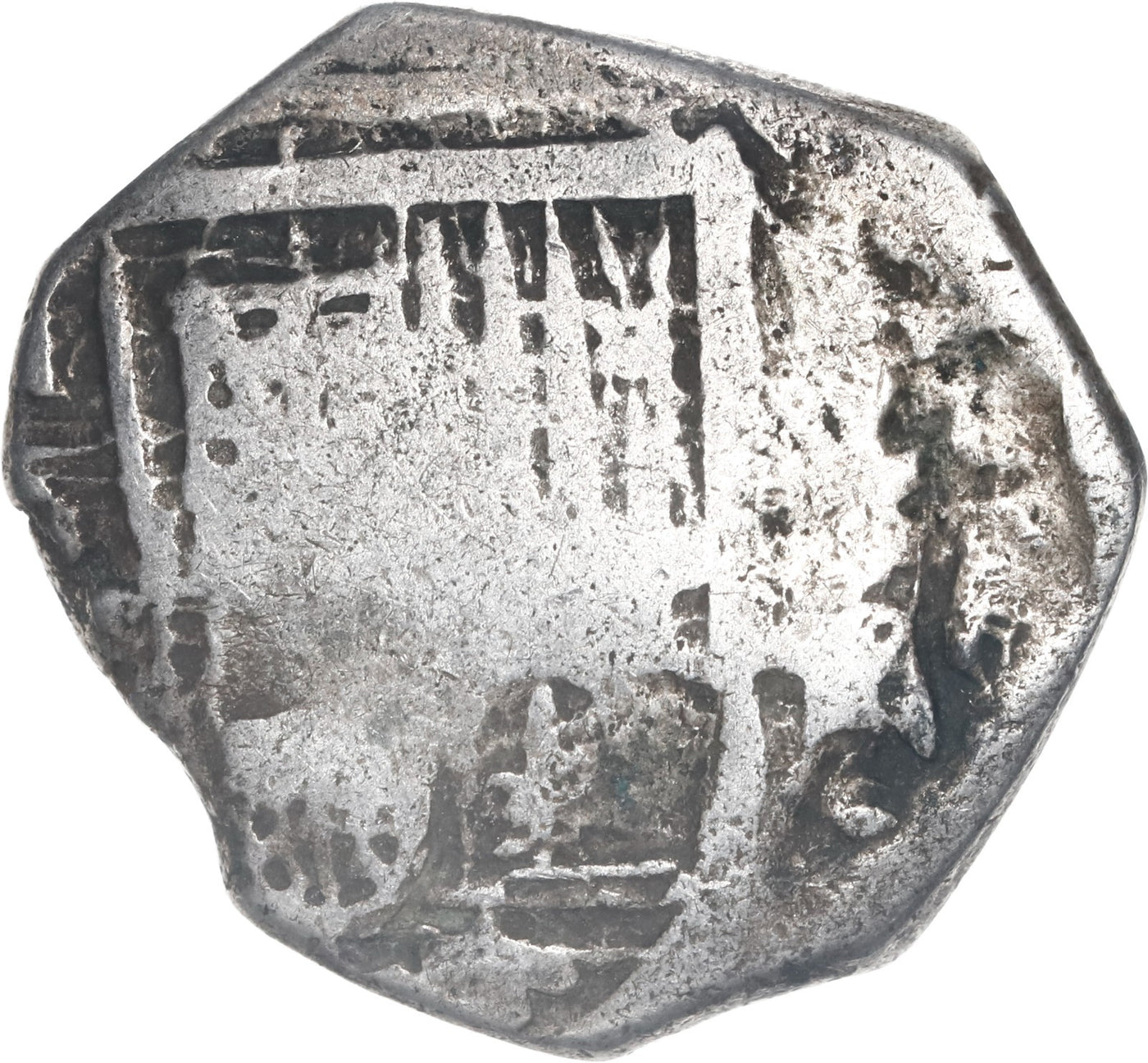 SPAIN, Madrid, cob 4 reales, 1664, assayer not visible, very rare.
