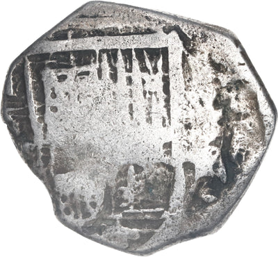 SPAIN, Madrid, cob 4 reales, 1664, assayer not visible, very rare.