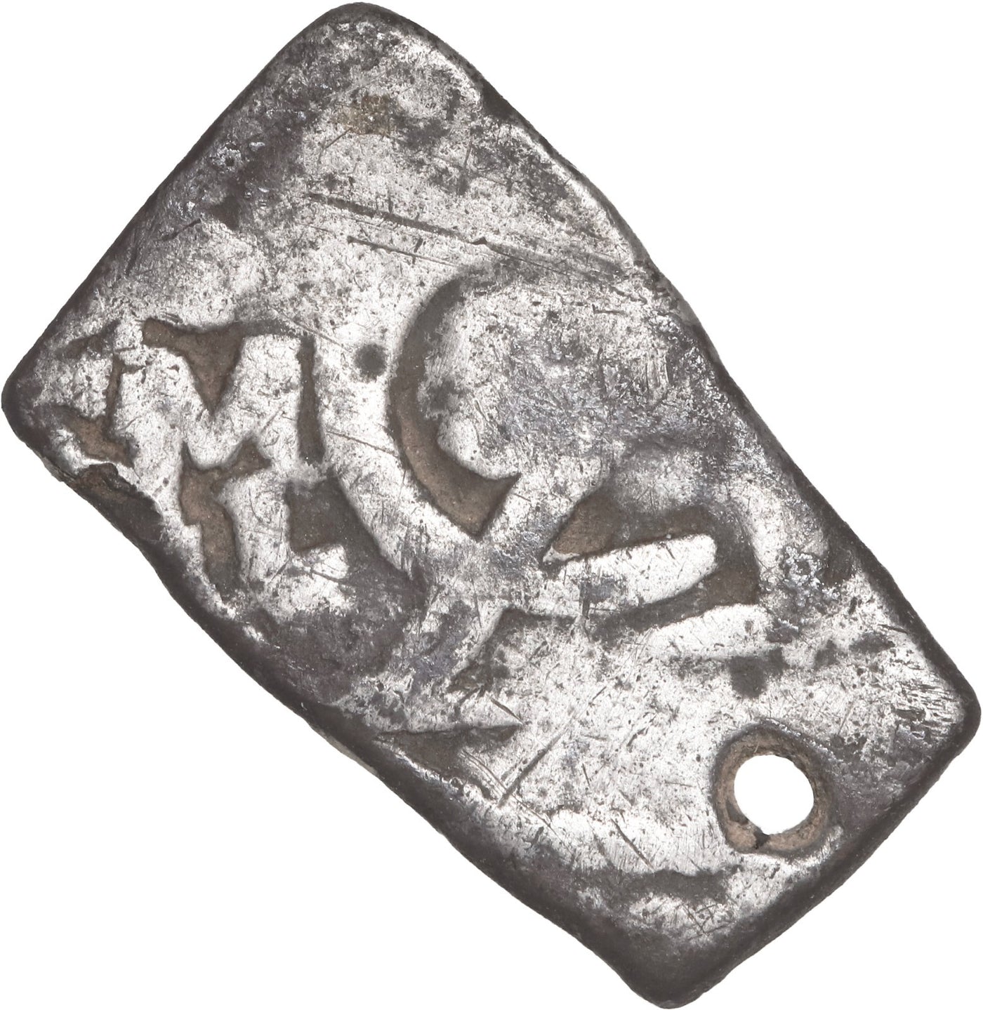 MEXICO, Mexico City, cob ½ real, Charles II, assayer L.
