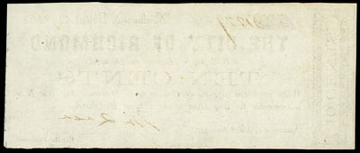 Richmond Virginia City of Richmond 10 Cents Apr. 14, 1862 UNC Civil War Note