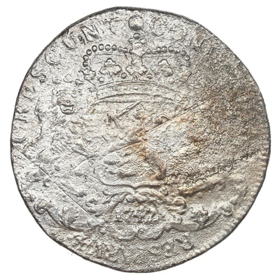 Netherlands Utrecht Silver Rider Ducatoon 1742 Hollandia Shipwreck w/ COA