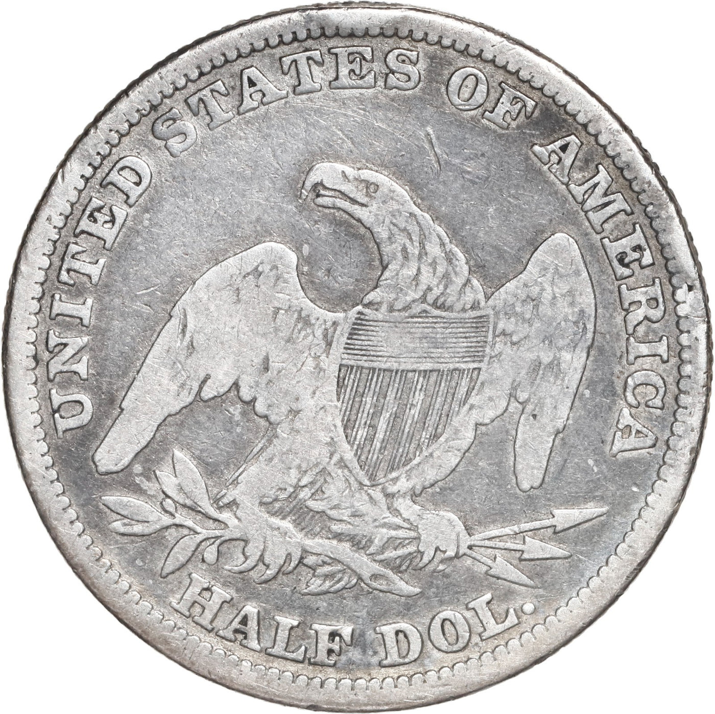 UNITED STATES, Philadelphia mint, Capped Bust half dollar, 1838.