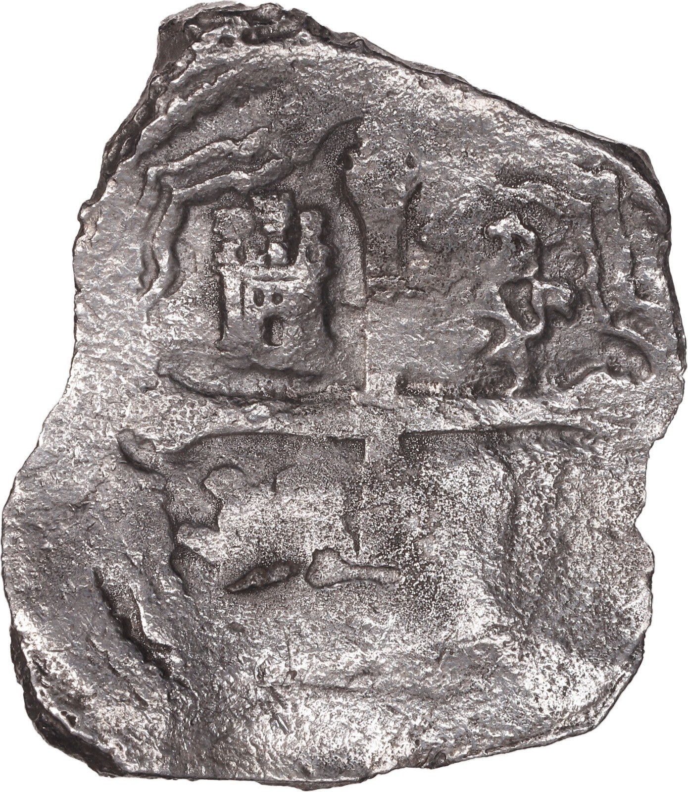 Concepcion Shipwreck (1641) MEXICO Mexico City Silver Cob 8 Reales with COA 1148