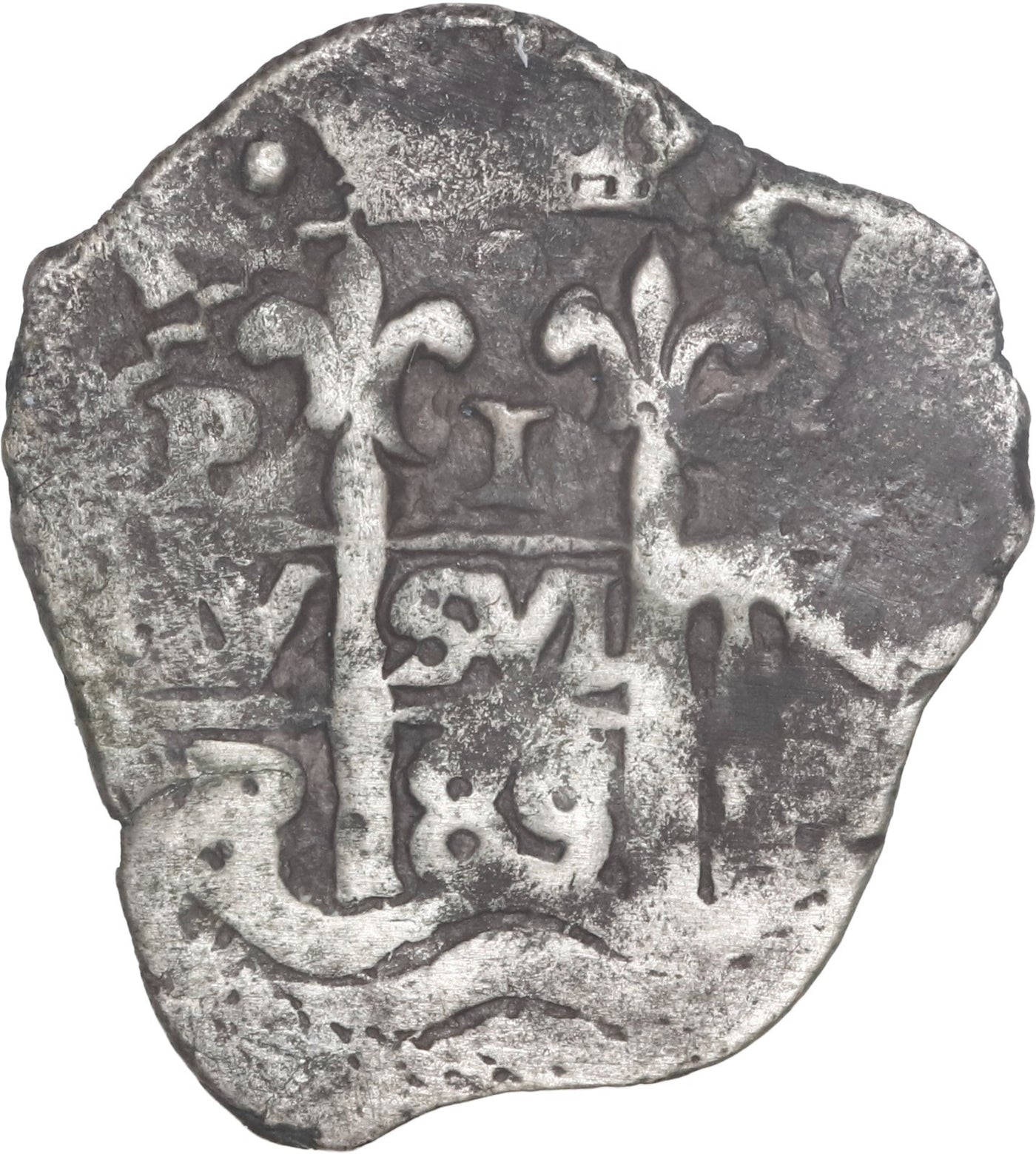 BOLIVIA, Potosí, cob 1 real, 1689 VR.