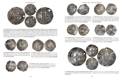Sedwick Treasure, World, U.S. Coins & Paper Money Auction 37 Catalog May 2025