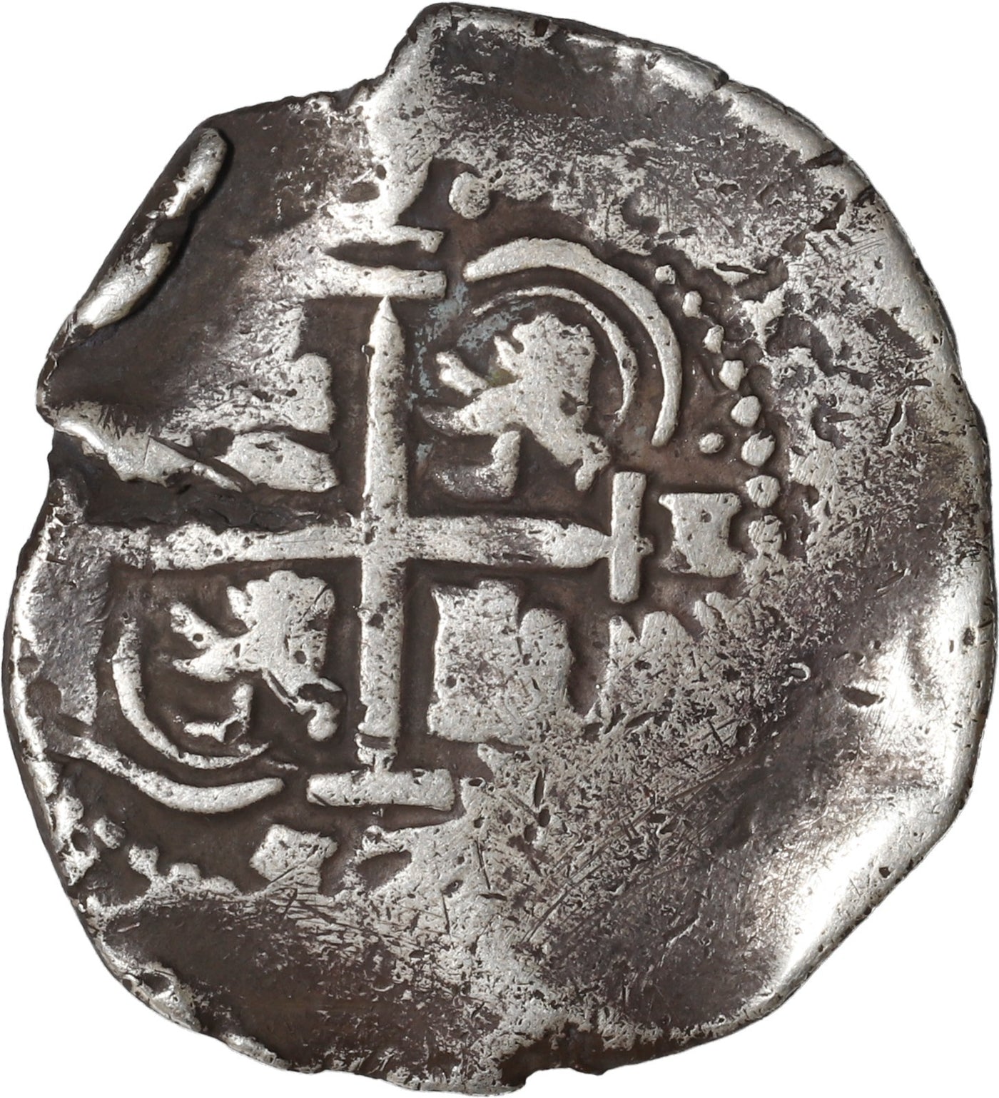 BOLIVIA, Potosí, cob 2 reales, 1657 E.