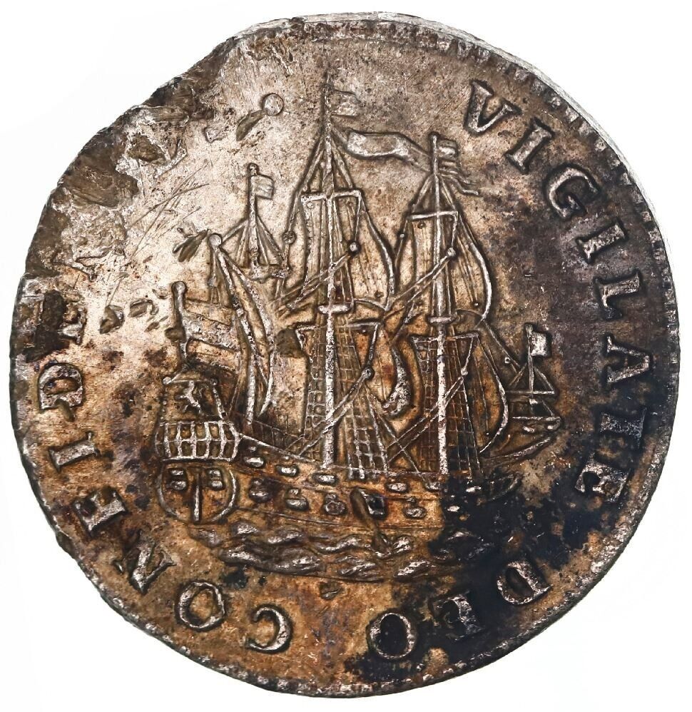 Akerendam Shipwreck (1725) Netherlands Westfriesland Silver 6 Stuivers 1724