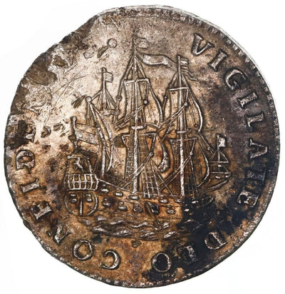 Akerendam Shipwreck (1725) Netherlands Westfriesland Silver 6 Stuivers 1724