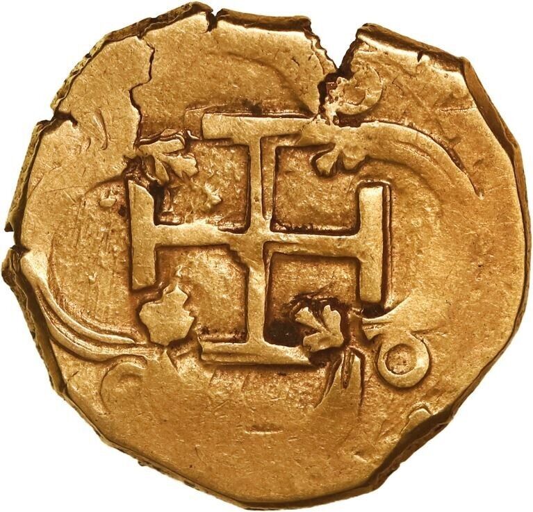 SPAIN, Seville, gold cob 2 escudos, Philip III, assayer not visible. Cal-Type 19